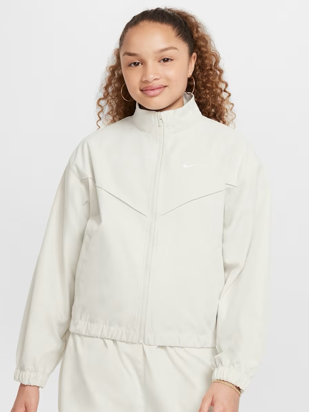 Nike Kid’s Sportwear Girls' Oversized Lightweight Jacket